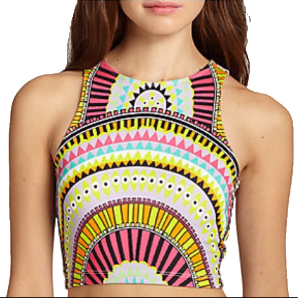 Mara Hoffman Multi Color Crop Top, Size XS
